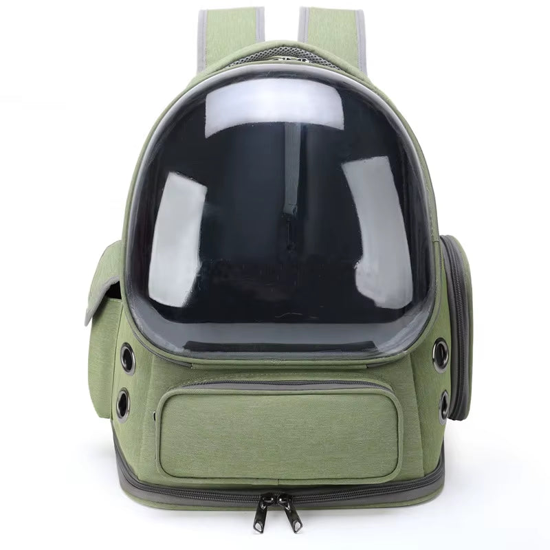SpacePaw – Transparent Pet Capsule Backpack