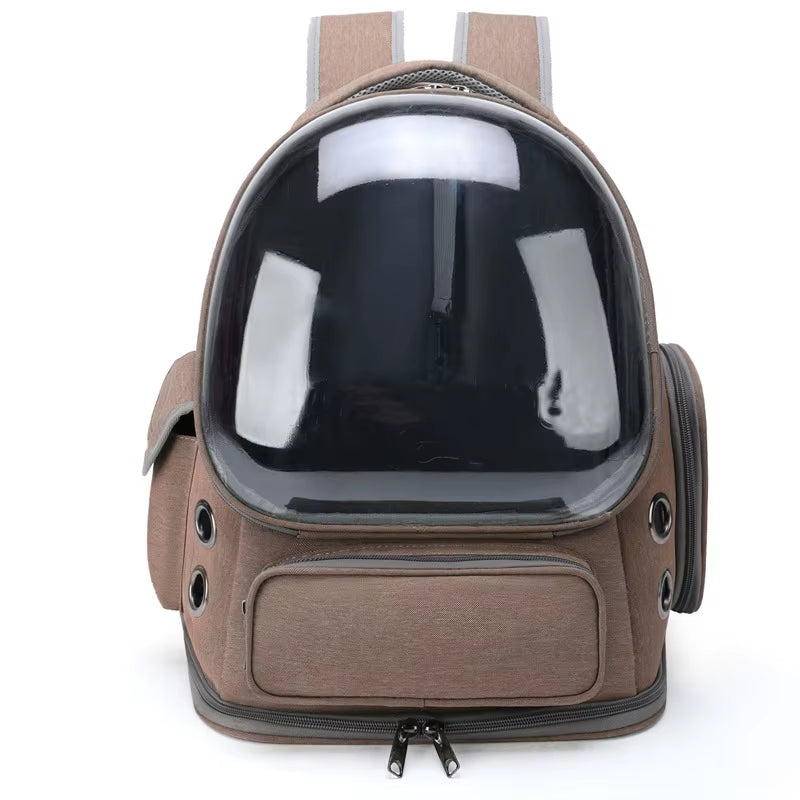 SpacePaw – Transparent Pet Capsule Backpack
