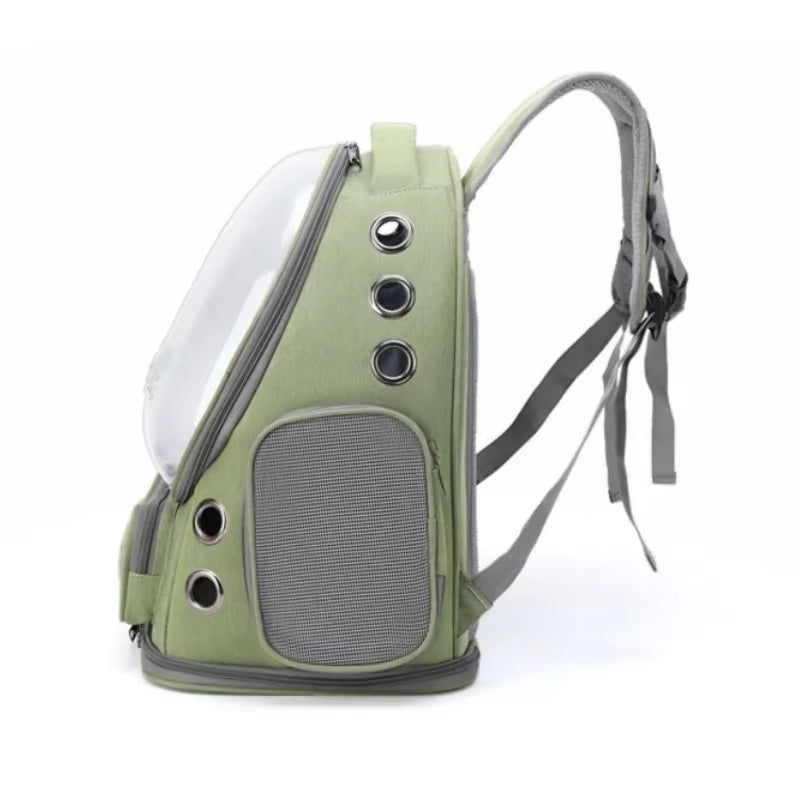 SpacePaw – Transparent Pet Capsule Backpack